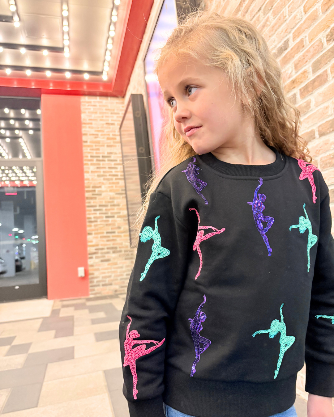 Sequin Dancers Sweatshirt - Pre-Order - Ships by end of January! Limited time!