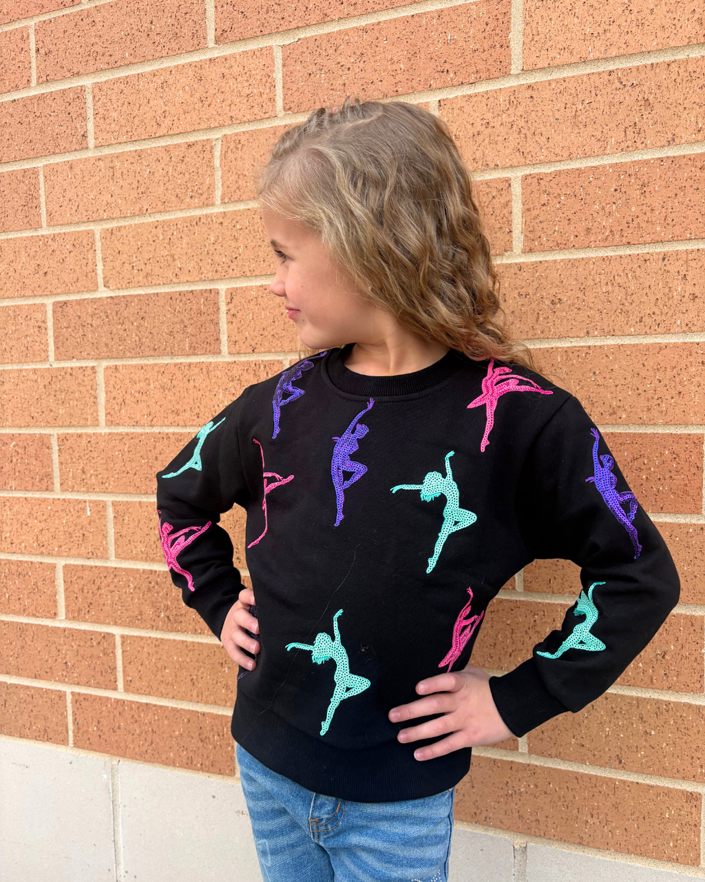 Sequin Dancers Sweatshirt - Pre-Order - Ships by end of January! Limited time!