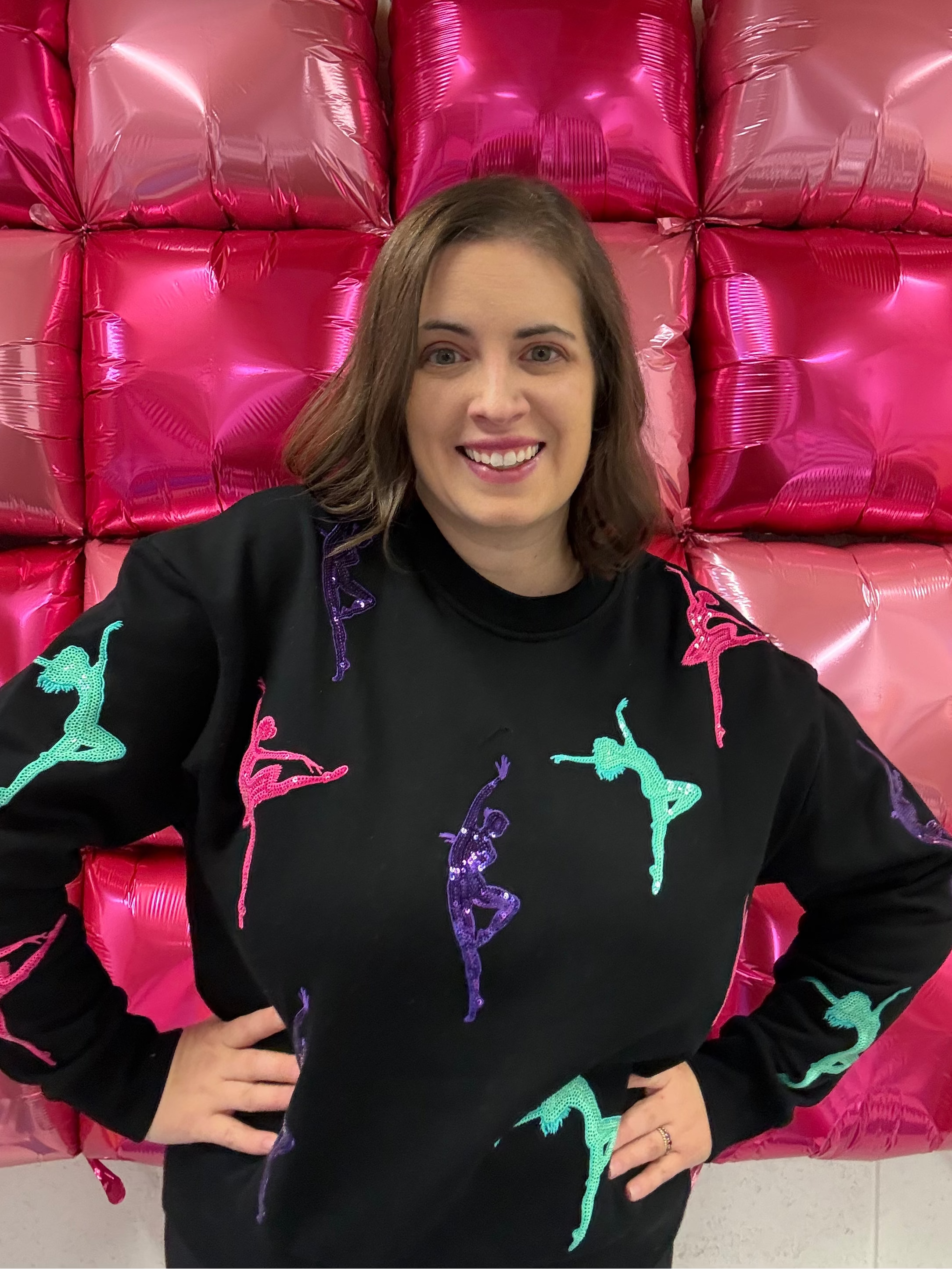 Sequin Dancers Sweatshirt - Pre-Order - Ships by end of January! Limited time!